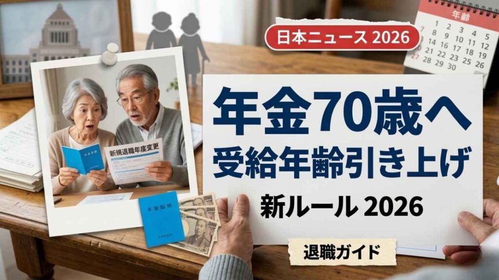 日本の定年延長と年金制度改正：65歳受給開始の最新ガイドライン