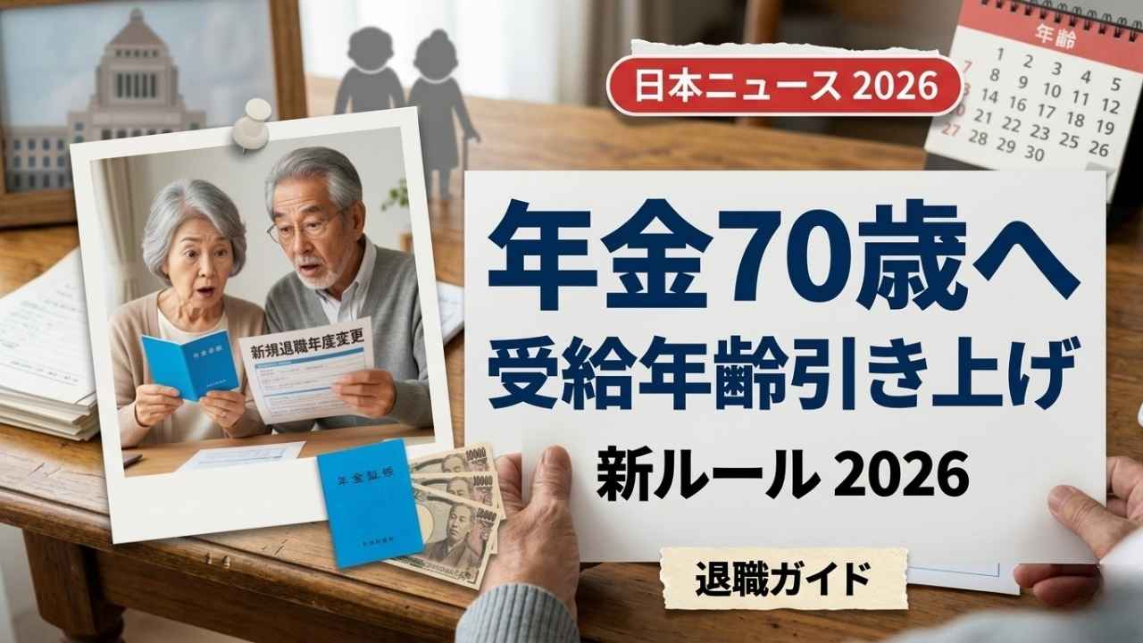 日本の定年延長と年金制度改正：65歳受給開始の最新ガイドライン